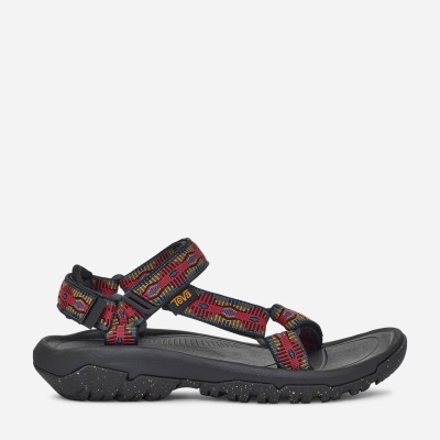 Teva Hurricane XLT2 - Women's Teva Hiking Sandals - Black / Red | India (HSYM54301)